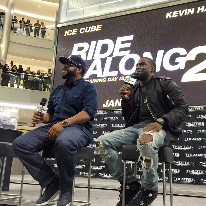 Ice Cube and Kevin Hart at Mall of America